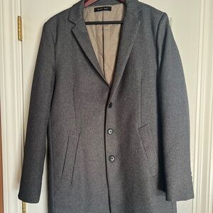 Men’s light dress coat, 3/4 length